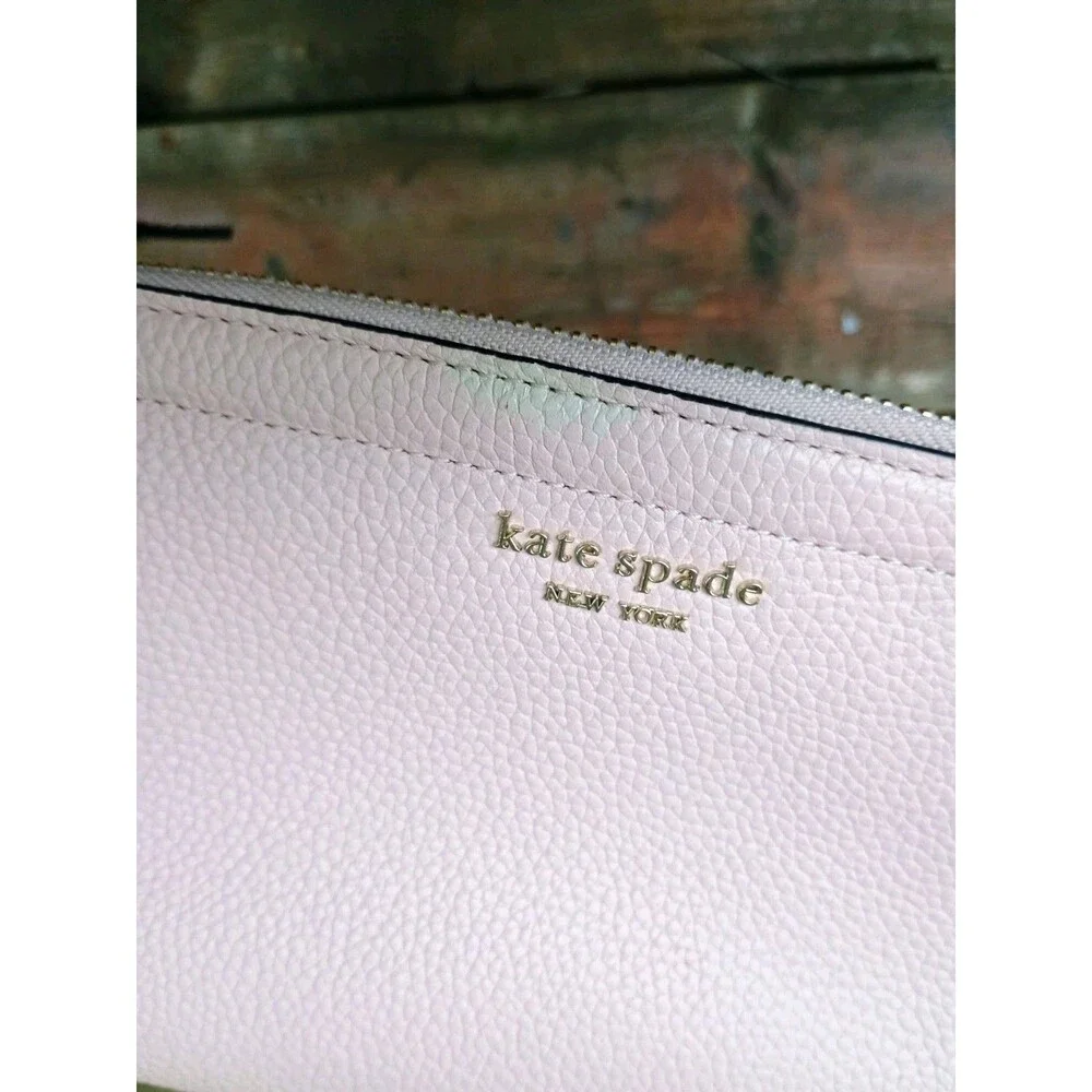 Kate Spade Light Pink Crossbody Small Purse Gold Hardware Wedding